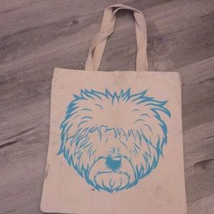 Gallery department dog tote beige bag